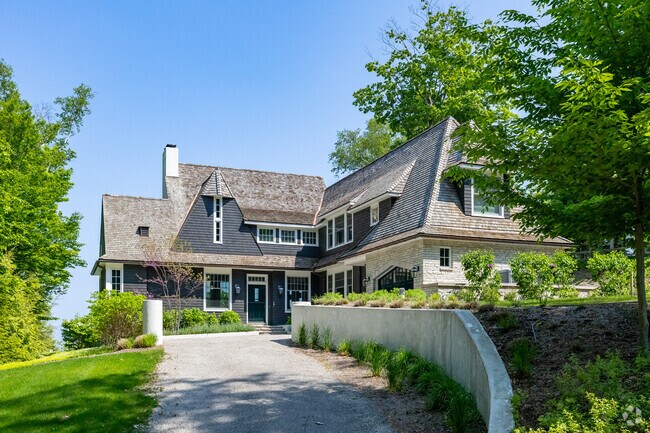 Most of the homes in Crystal Downs Country Club sell for over a million dollars.