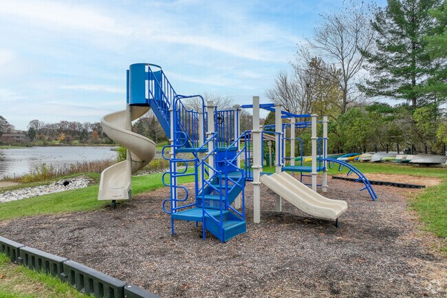 Kids enjoy Lions Park's playground.