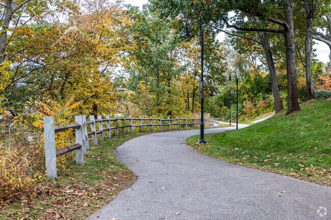 The Merrimack River Park Trail offers biking, hiking and running trails for residents.