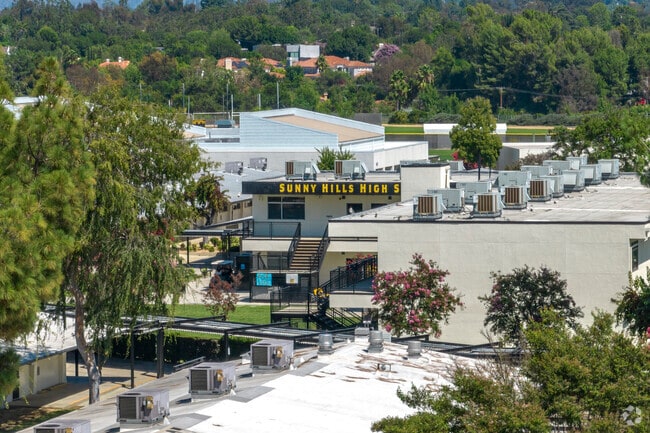 The Sunny Hills High School in Fullerton.