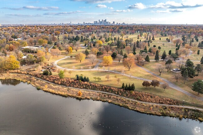 Camden Central Pond features walking trails and is located on the south end of Webber-Camden.