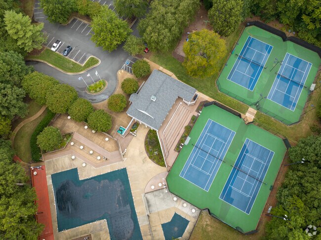 The Colonies Swim and Tennis Club offers neighborhood residents a wonderful space to gather.