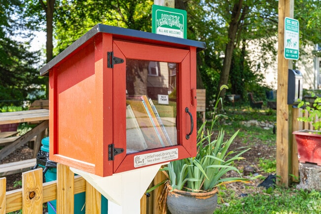 Residents in Christopher love to share their favorite books with their neighbors.