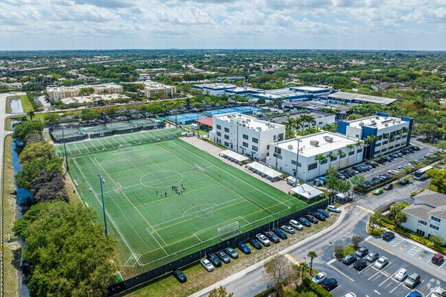 Aerial View of Sheridan Park Elementary School.