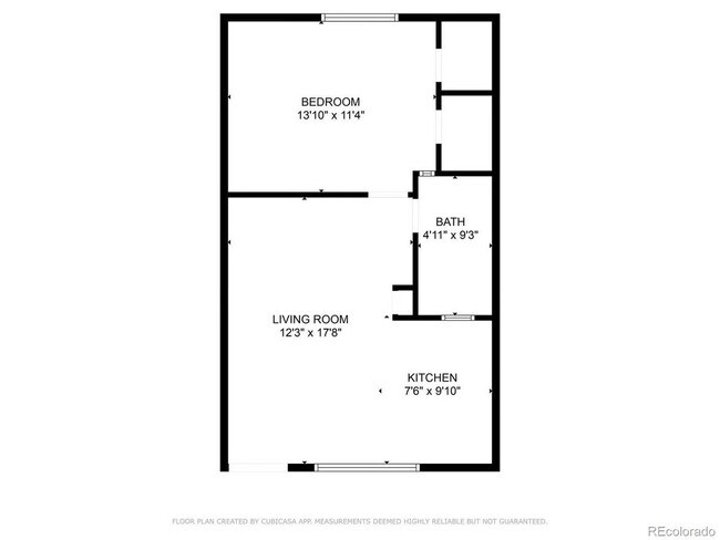 Spacious layout