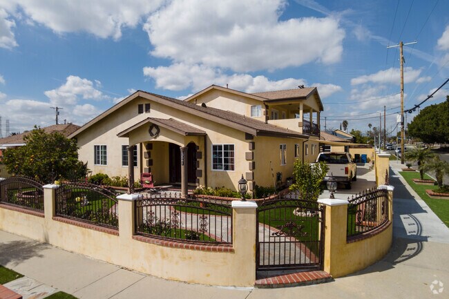 This quaint two-story home is located in Panorama City, CA.