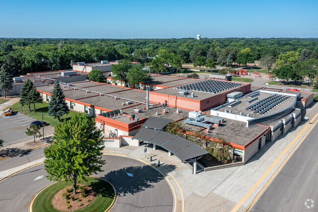 Overview of Prairie View Elementary located in Eden Prairie MN.
