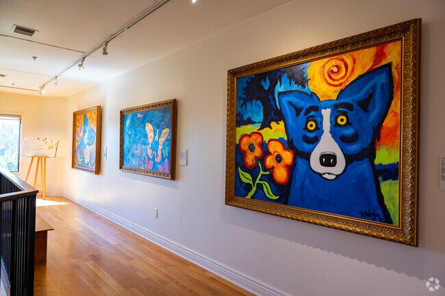 Masar Museum of Art recently hosted a George Rodrique exhibit showcasing the Blue Dog series.