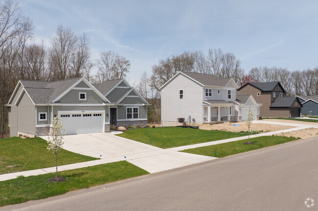 New traditional homes are becoming more common in Lowell Township.