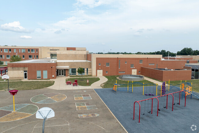 Students enjoy recess at Austintown Intermediate School.