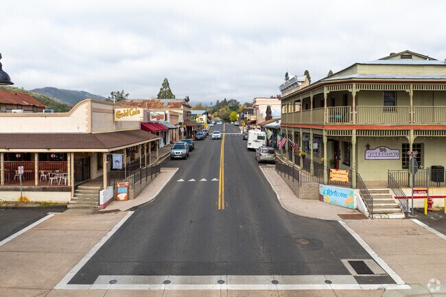 Locals like to walk downtown for festivals and community gatherings.
