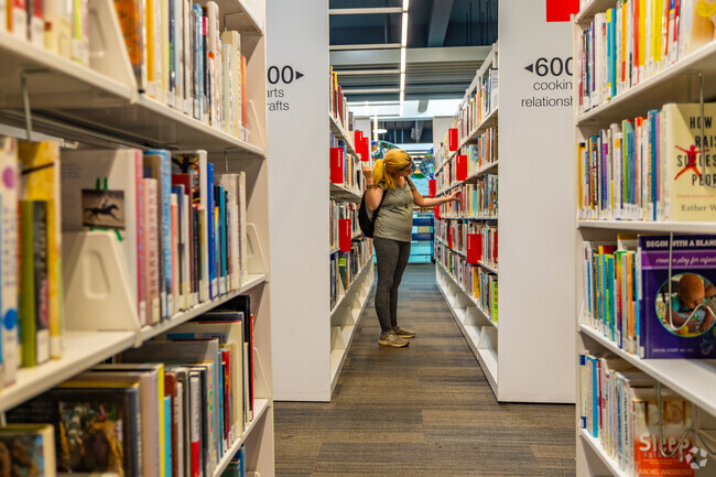 The Lawrence Public Library has a great selection of books for any interest.