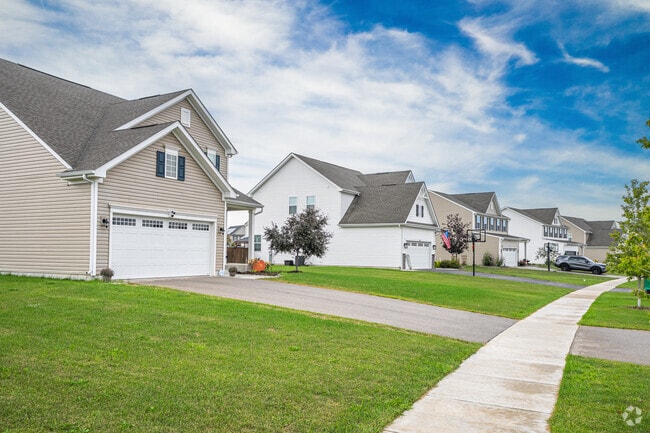 New Traditional homes appear in Sandwich’s newer subdivisions.
