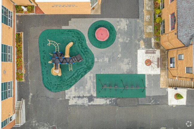 Students can play on the playground during recess at Holy Redeemer School.