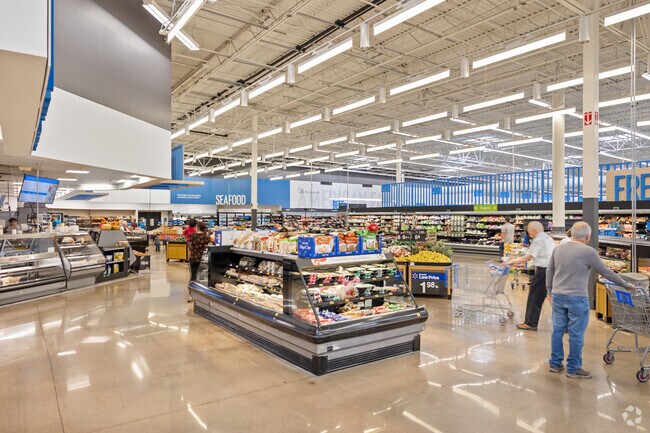 Neighbors of Tuscan Park-Clayton Pond can do their grocery shopping in Walmart.