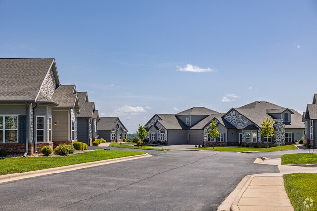 Condominiums fill out a neighborhood in North Branson.