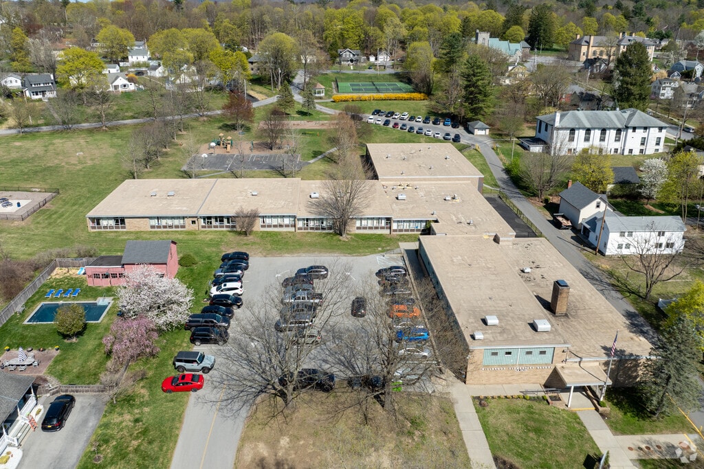 A separate playground set for the very small kids at Elm Drive School in Millbrook, NY.