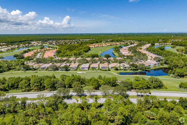 The area features many smaller gated communities within a larger neighborhood.