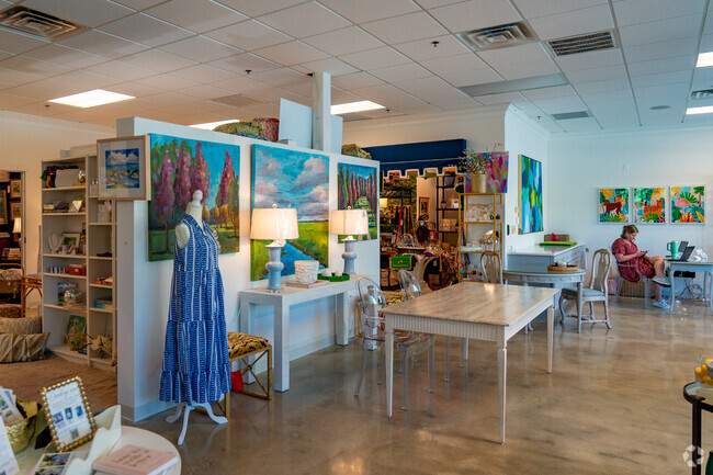 Glen Meade residents enjoy shopping for curated crafts at Spruced in Barclay Commons.