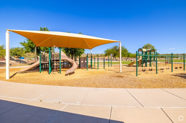 Discover endless fun in the sun at the playground of New River Elementary in New River, Arizona.