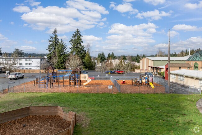 Cedar Park Christian International play area.