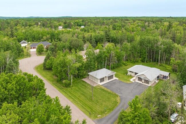 Esko offers homes on large, wooded private lots.