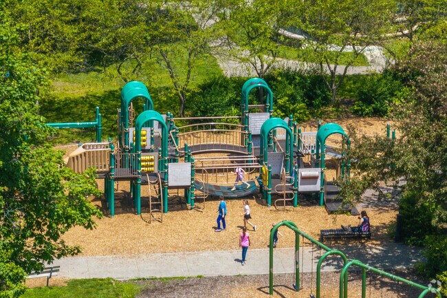 Garfield Park has a wonderful playground that Bates-Hendricks residents love.