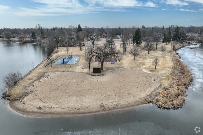 Lafave Park has a public beach at the confluence of the Red Lake River & Thief River.