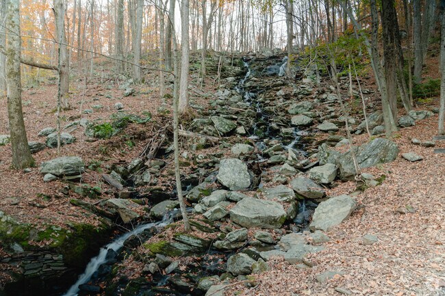 The Cascading Waters are one of the many natural features of West Tatnuck.