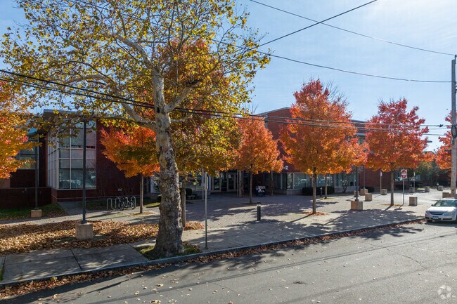 The main building of East Rock Community Magnet School.