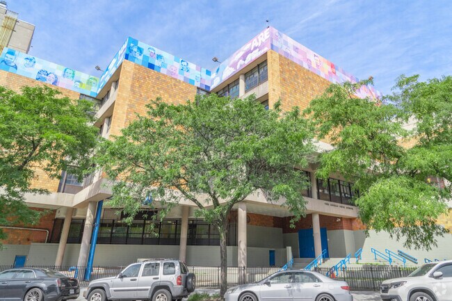 The Angelo Patri Middle School provides education in the neighborhood of 
Fordham Heights.