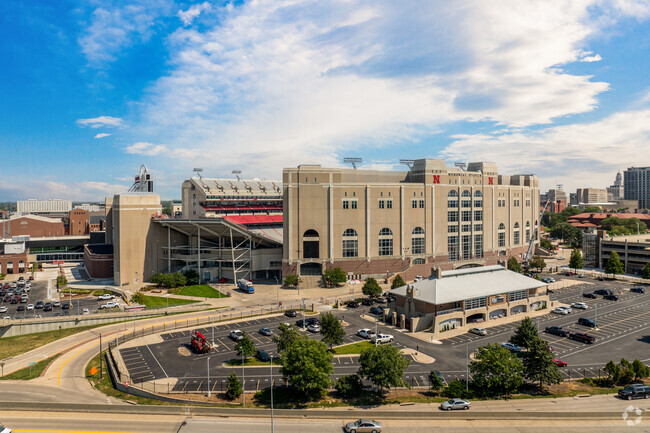 Memorial Stadium is the home of the Huskers and a short drive from Far South.