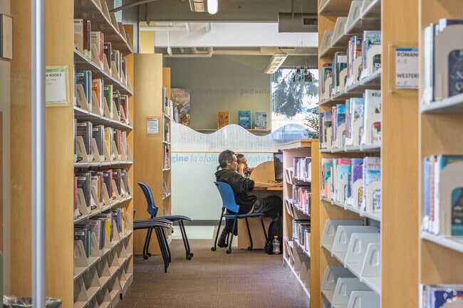 Airport Heights residents often visit Mountain View Library to study.