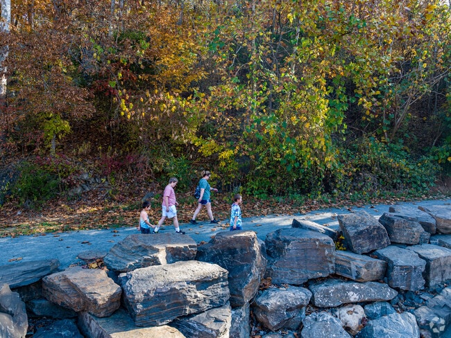 Eden is a great place to take a stroll with the kids.