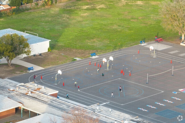 Hubert H. Bancroft Elementary School  provides students with a lot of space for sports.