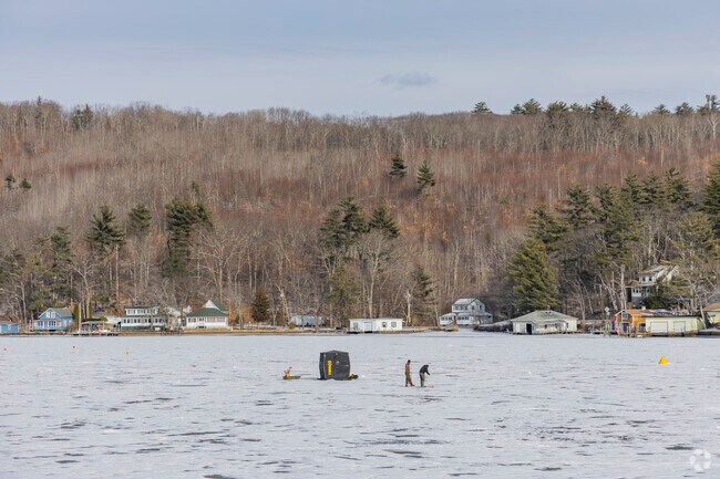 Ice fishing on the nearby lakes is a popular pastime in the winter months near Chichester.
