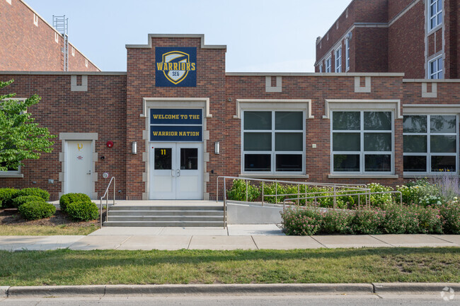 S E Gross Middle School in Brookfield is always inspired with their Warrior mascot.