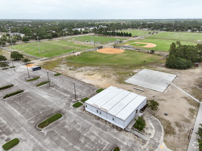 Charles P Murray Middle School has many athletic fields on campus.