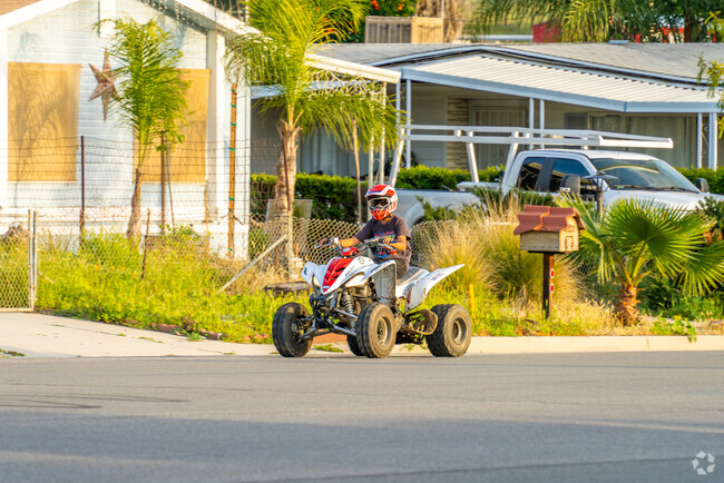 Experience the thrill of off-roading in Homeland's rugged terrain.