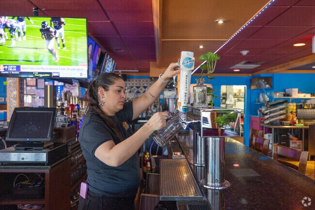 Get a fresh Mexican beer at Casa Blanca.