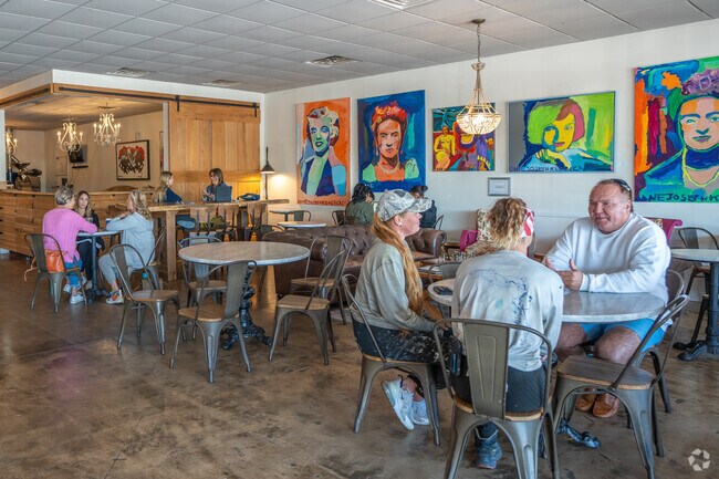 Belleair Coffee Company and Roastery offers handcrafted coffee in the heart of Belleair Bluffs.
