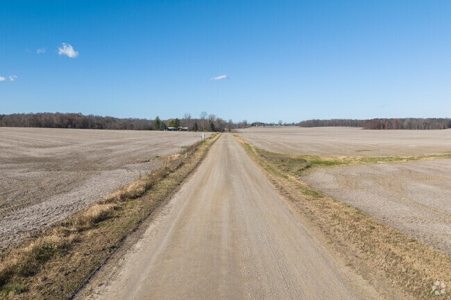 Dirt roads line the street of Dansville.