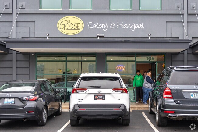 The Goose Eatery and Hangout Lyndon is a full service restaurant featuring American cuisine.