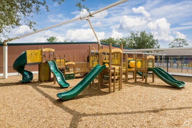Bonita Springs Elementary School in Bonita Springs has outdoor playgrounds for kids to play.