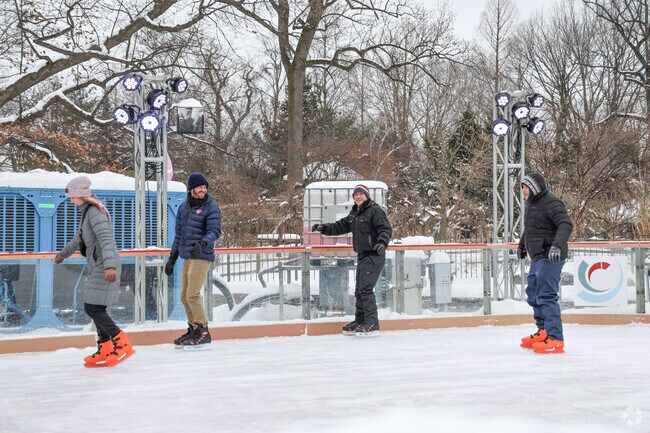 Mayfield families can ice skate at nearby Wade Oval.