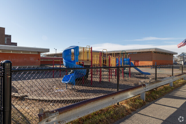 The playground at M. Virgina Cunningham Elementary School in Pawtucket.