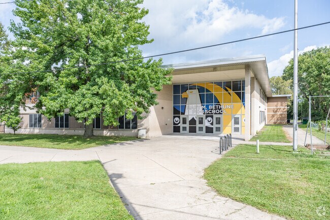 Waterloo Arts District kids can attend Mary McLeod Buthane School, home to the Eagles.