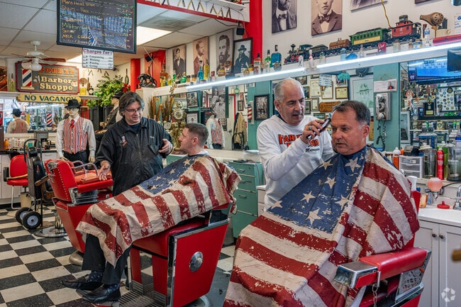 Come in for a precision cut at Bobby's Barber Shoppe at The Arcade in Public Square.
