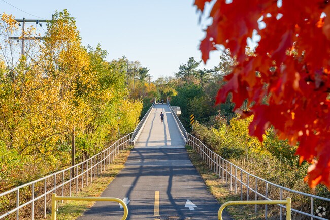 The Schuylkill Valley trail runs from Frackville to Philadelphia through King of Prussia.