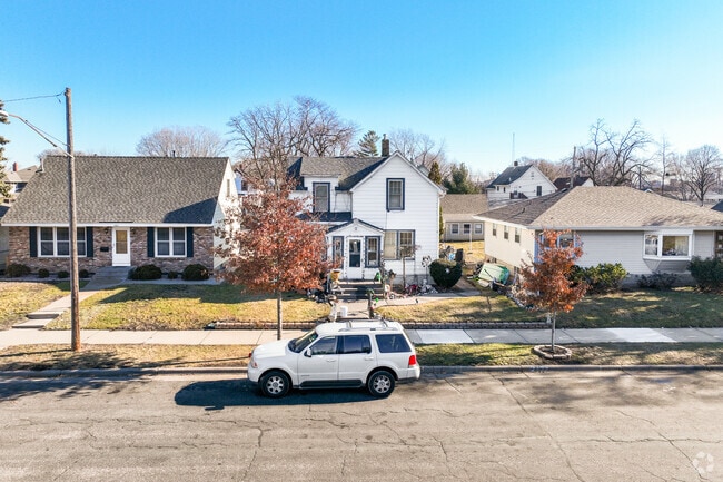 Northeast Minneapolis features a variety of different-style homes.